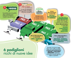 6 padiglioni Fiera Vita in Campagna Montichiari Brescia