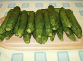 Zucchine pronte per essere cucinate