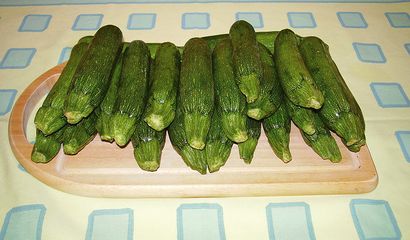 Zucchine pronte per essere cucinate