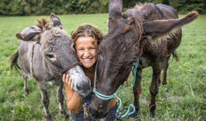 silvia con asini