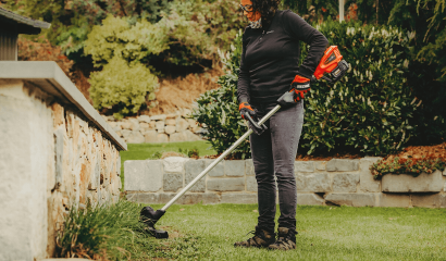 tagloi bordi prato decespugliatore elettrico